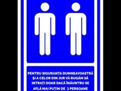 Indicator Pentru Siguranta Dumneavoastra Si A Celor Din Jur Va Rugam Sa Intrati Doar Daca Inauntru S
